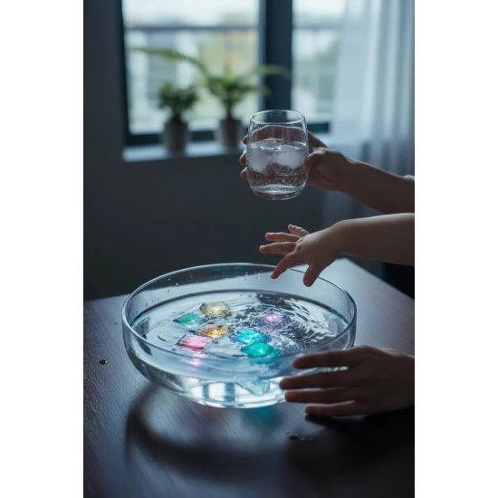 Leuchtende Sinnes-Würfel für Wasser 6er-Pack Fairies Leuchtende Sinnes-Würfel für Wasser 6er-Pack Fairies