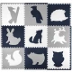 Verspielte und bequeme Puzzlematte zum Spielen und Klettern.
