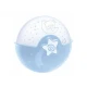 Nachtlampe mit Projektion Blau