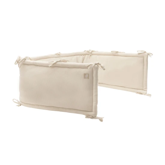 Nestchen fürs Babybett 180x30cm Little Waffle Sand