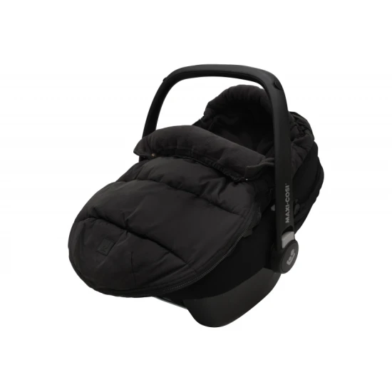 Fußsack für den Autositz Puffed Black Jollein Fußsack für den Autositz Puffed Black