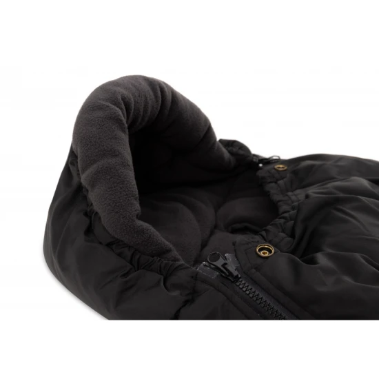 Fußsack für den Autositz Puffed Black Jollein Fußsack für den Autositz Puffed Black