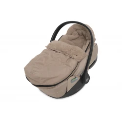 Fußsack für den Autositz Embossed Milky Coffee