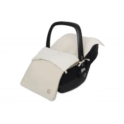 Fußsack für den Autositz Little Waffle Sand
