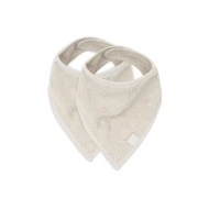 Bandana-Lätzchen 2 Stück Nougat