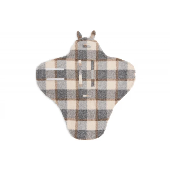 Jollein Pucktuch Bunny Check Boucle
