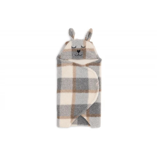 Jollein Pucktuch Bunny Check Boucle