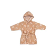 Frottee-Bademantel 1-2 Jahre Jacquard Flower