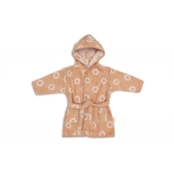 Frottee-Bademantel 1-2 Jahre Jacquard Flower