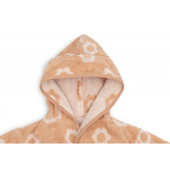 Frottee-Bademantel 1-2 Jahre Jacquard Flower Frottee-Bademantel 1-2 Jahre Jacquard Flower