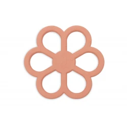 Silikon-Beißring Flowers Coral Rose