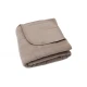 Decke 75x100cm Velvet Rib Milky Coffee
