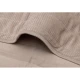 Decke 75x100cm Velvet Rib Milky Coffee