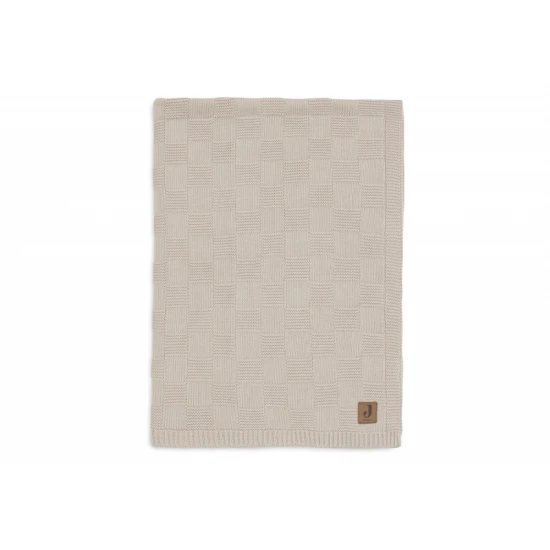 Decke 75x100cm Box Knit Warm Sand