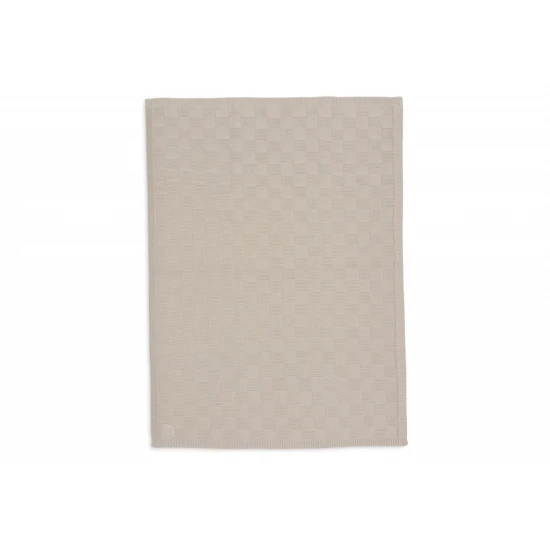 Decke 75x100cm Box Knit Warm Sand