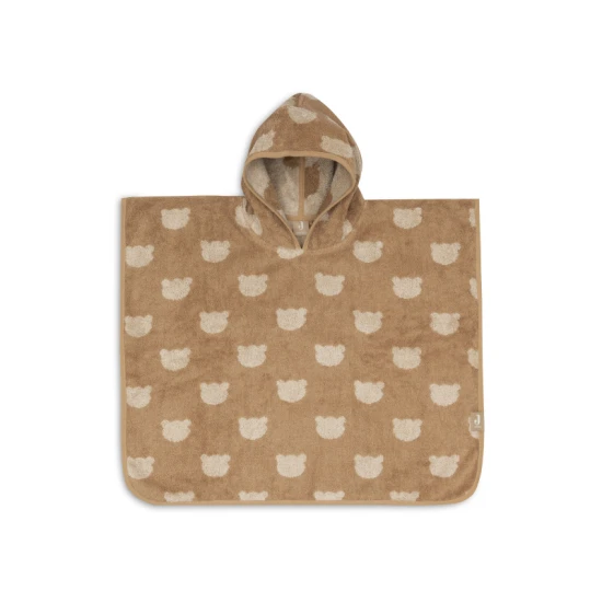 Poncho-Handtuch froté Jacquard Teddy Bear Jollein Poncho-Handtuch froté Jacquard Teddy Bear