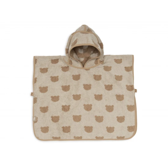 Poncho-Handtuch froté Jacquard Teddy Bear Jollein Poncho-Handtuch froté Jacquard Teddy Bear