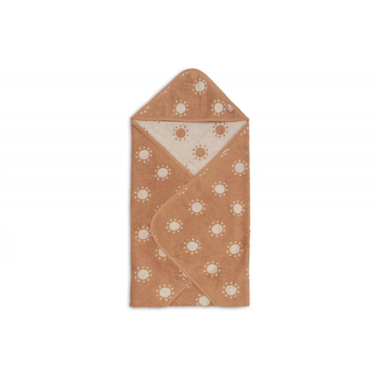 Kapuzenhandtuch Frottee 75x75 cm Jacquard Sun Jollein Kapuzenhandtuch Frottee 75x75 cm Jacquard Sun