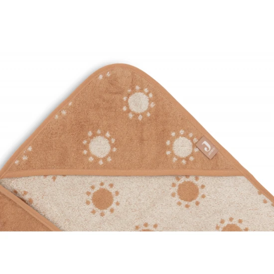 Kapuzenhandtuch Frottee 75x75 cm Jacquard Sun Jollein Kapuzenhandtuch Frottee 75x75 cm Jacquard Sun