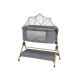 Babybett und Hochstuhl 2-in-1 Sleat Me Grey - KikkaBoo 31003020109KB