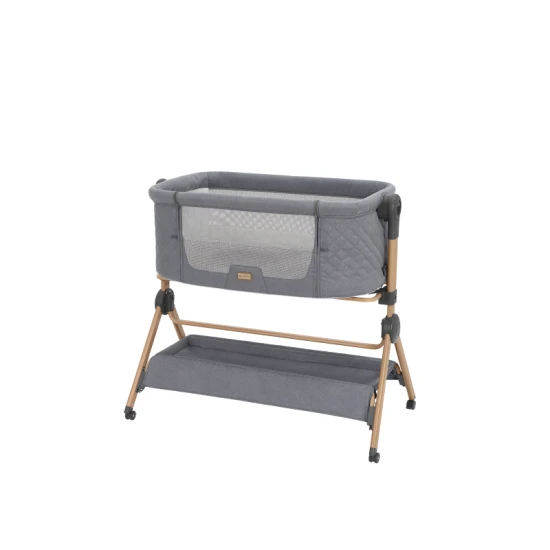 Babybett und Hochstuhl 2-in-1 Sleat Me Grey - KikkaBoo 31003020109KB
