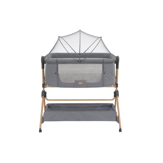 Babybett und Hochstuhl 2-in-1 Sleat Me Grey - KikkaBoo 31003020109KB