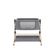 Babybett und Hochstuhl 2-in-1 Sleat Me Grey - KikkaBoo 31003020109KB