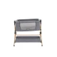 Babybett und Hochstuhl 2-in-1 Sleat Me Grey - KikkaBoo 31003020109KB