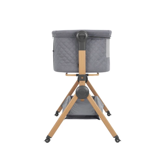 Babybett und Hochstuhl 2-in-1 Sleat Me Grey - KikkaBoo 31003020109KB