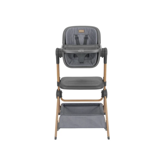 Babybett und Hochstuhl 2-in-1 Sleat Me Grey - KikkaBoo 31003020109KB