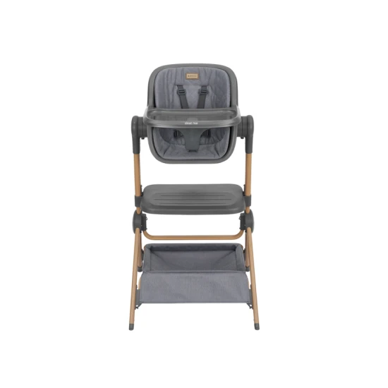 Babybett und Hochstuhl 2-in-1 Sleat Me Grey - KikkaBoo 31003020109KB