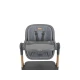 Babybett und Hochstuhl 2-in-1 Sleat Me Grey - KikkaBoo 31003020109KB