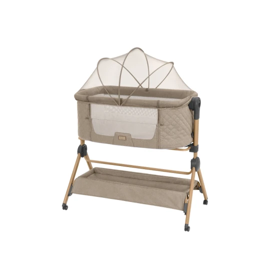 Babybett und Hochstuhl 2-in-1 Sleat Me Beige - KikkaBoo 31003020110KB