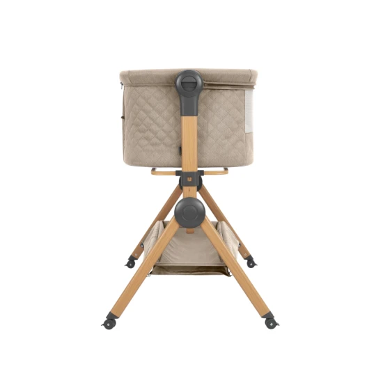 Babybett und Hochstuhl 2-in-1 Sleat Me Beige - KikkaBoo 31003020110KB