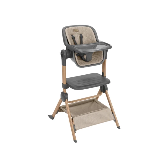 Babybett und Hochstuhl 2-in-1 Sleat Me Beige - KikkaBoo 31003020110KB