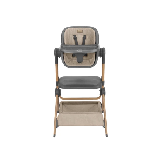 Babybett und Hochstuhl 2-in-1 Sleat Me Beige - KikkaBoo 31003020110KB