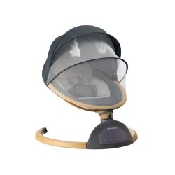 Elektrische Babywippe Ashlee Dark Grey