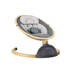 Elektrische Babywippe Ashlee Dark Grey Elektrische Babywippe Ashlee Dark Grey