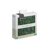 Wickeldecke 2-lagig 100x100 cm Secret Garden Green