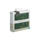 Wickeldecke 2-lagig 100x100 cm Secret Garden Green - KikkaBoo 31103010102KB