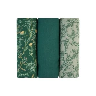 Mullwindeln 75x75 cm 3 Stück Secret Garden Green
