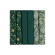 Mullwindeln 30x30 cm 6 Stück Secret Garden Green Mullwindeln 30x30 cm 6 Stück Secret Garden Green - KikkaBoo 31103010105KB