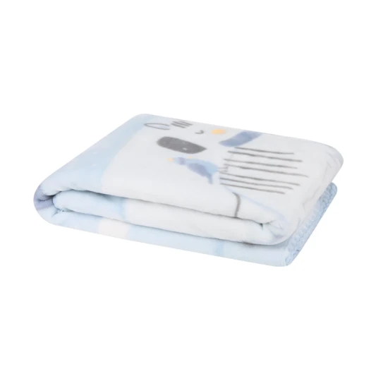 Kinderdecke Super Soft 140x110 cm Stripy Friends - KikkaBoo 31103020150KB