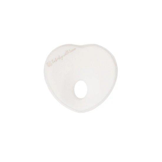 Ergonomisches Kissen aus Memory-Schaum Heart Airknit White Ergonomisches Kissen aus Memory-Schaum Heart Airknit White - KikkaBoo 31106010128KB