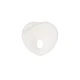 Ergonomisches Kissen aus Memory-Schaum Heart Airknit White Ergonomisches Kissen aus Memory-Schaum Heart Airknit White - KikkaBoo 31106010128KB