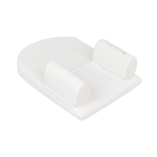 Keilförmiges Lagerungskissen aus Memory-Schaum Airknit White - KikkaBoo 31106010134KB