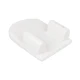 Keilförmiges Lagerungskissen aus Memory-Schaum Airknit White - KikkaBoo 31106010134KB