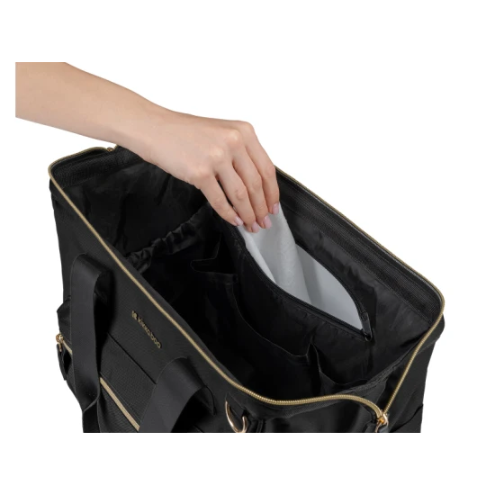 Wickeltasche Maxi Black - KikkaBoo 31108020106KB