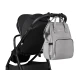 Wickelrucksack Siena Light Grey Wickelrucksack Siena Light Grey - KikkaBoo 31108020113KB
