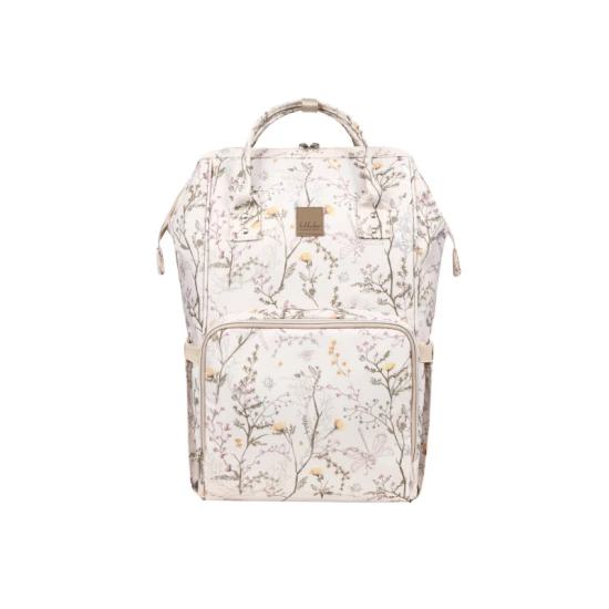 Wickelrucksack Siena Luxe Secret Garden Beige - KikkaBoo 31108020119KB